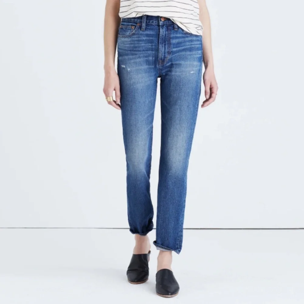 Madewell The Perfect Vintage Jean Johnny Wash Cotton Rigid High Rise Size 25